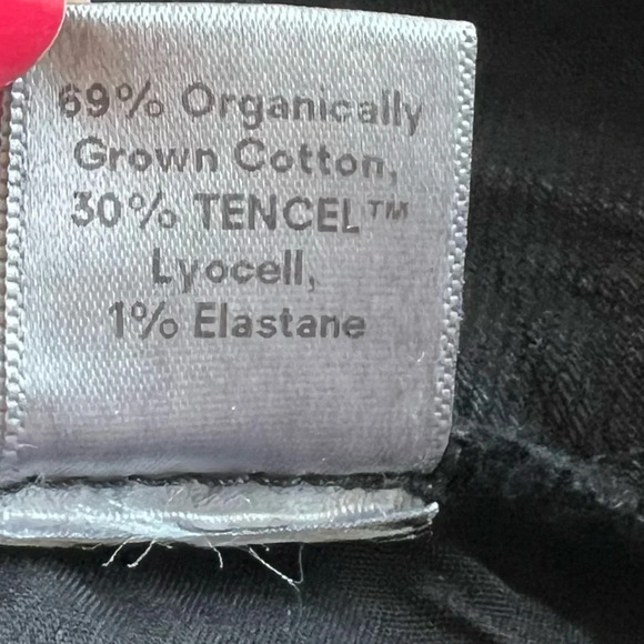 NWOT Reformation Yasmin High Waist Skinny Jeans Black Belted Denim Women’s 26 - Picture 10 of 12